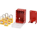 Compact Lock Box+6 Ylw Keyed-Alike Locks