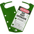 GREEN LABELED LOCKOUT HASPS