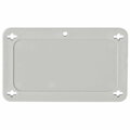 BLANK GRAY UTILITY TAG 1.5X3