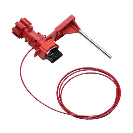 SMALL UNIV VALVE LOCKOUT W/ARM & 8 CABL