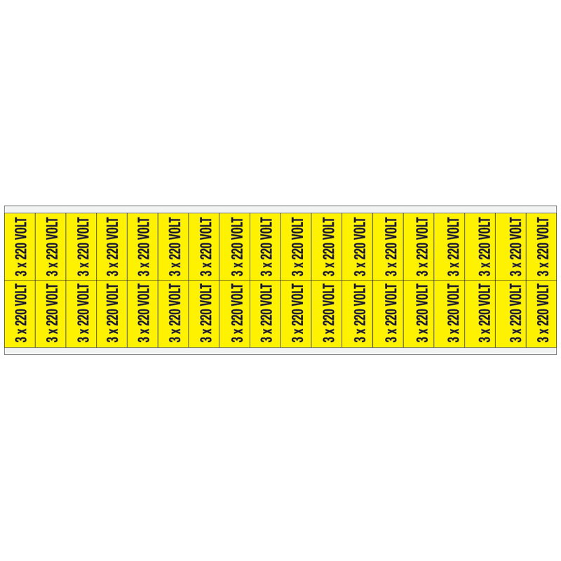 VOLTAGE MARKERS CV 3X220V D