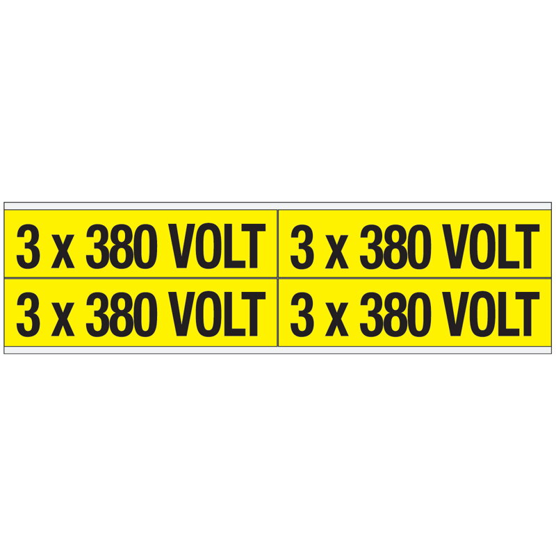 VOLTAGE MARKERS CV 3X380V B