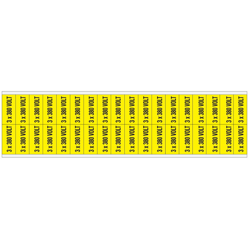 VOLTAGE MARKERS CV 3X380V D