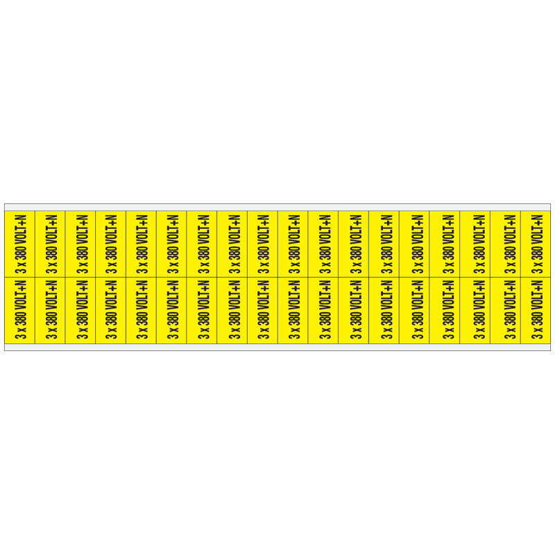 VOLTAGE MARKERS CV 3X380 V+N D
