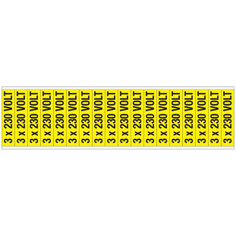 VOLTAGE MARKERS CV 3X230V C
