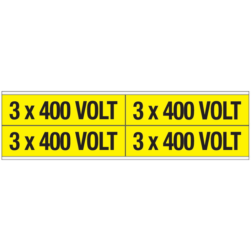 VOLTAGE MARKERS CV 3X400V B
