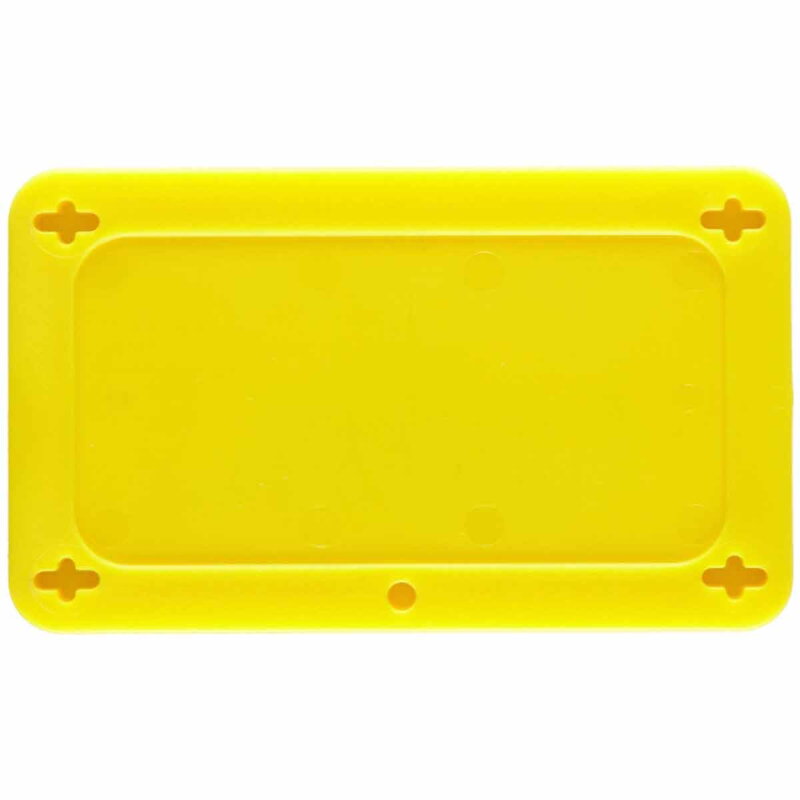 BLANK YELLOW UTILITY TAG 1.5x3